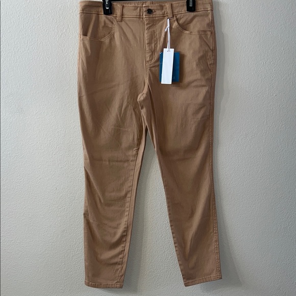 Market & Spruce Pants - Market & Spruce Women's Tan Chinos